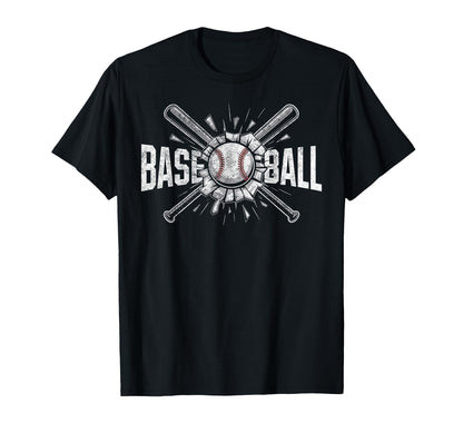 Baseball Ball Baseball Lover Player T-Shirt - Minimalist Print Men Women - T-Shirt, Sweatshirt, Hoodie