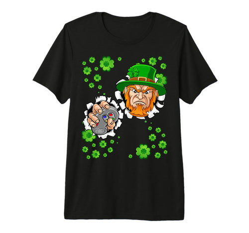 Irish I Was Playing Video Games St T-Shirt - Minimalist Print Unisex - T-Shirt, Sweatshirt, Hoodie