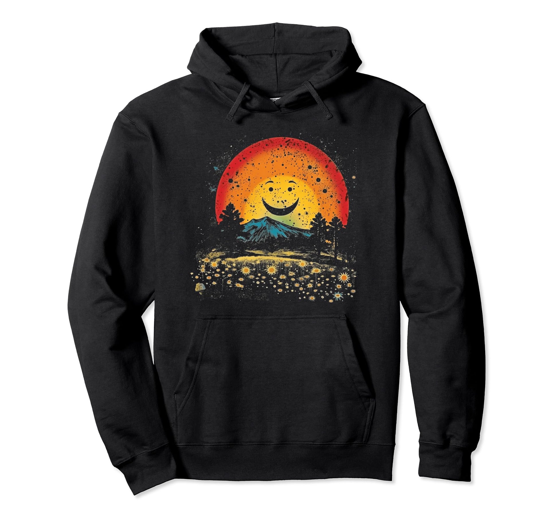 Sun Boho Groovy Sunshine Grunge 34 Hoodie - Trendy Graphic Men Women - T-Shirt, Sweatshirt, Hoodie
