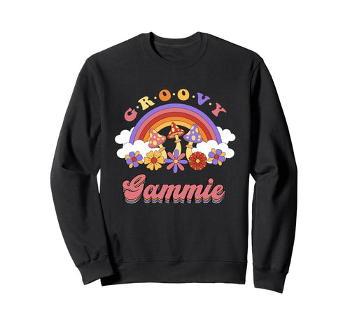 Groovy Gammie Rainbow Colorful Sweatshirt - Streetwear Style Men Women - T-Shirt, Sweatshirt, Hoodie