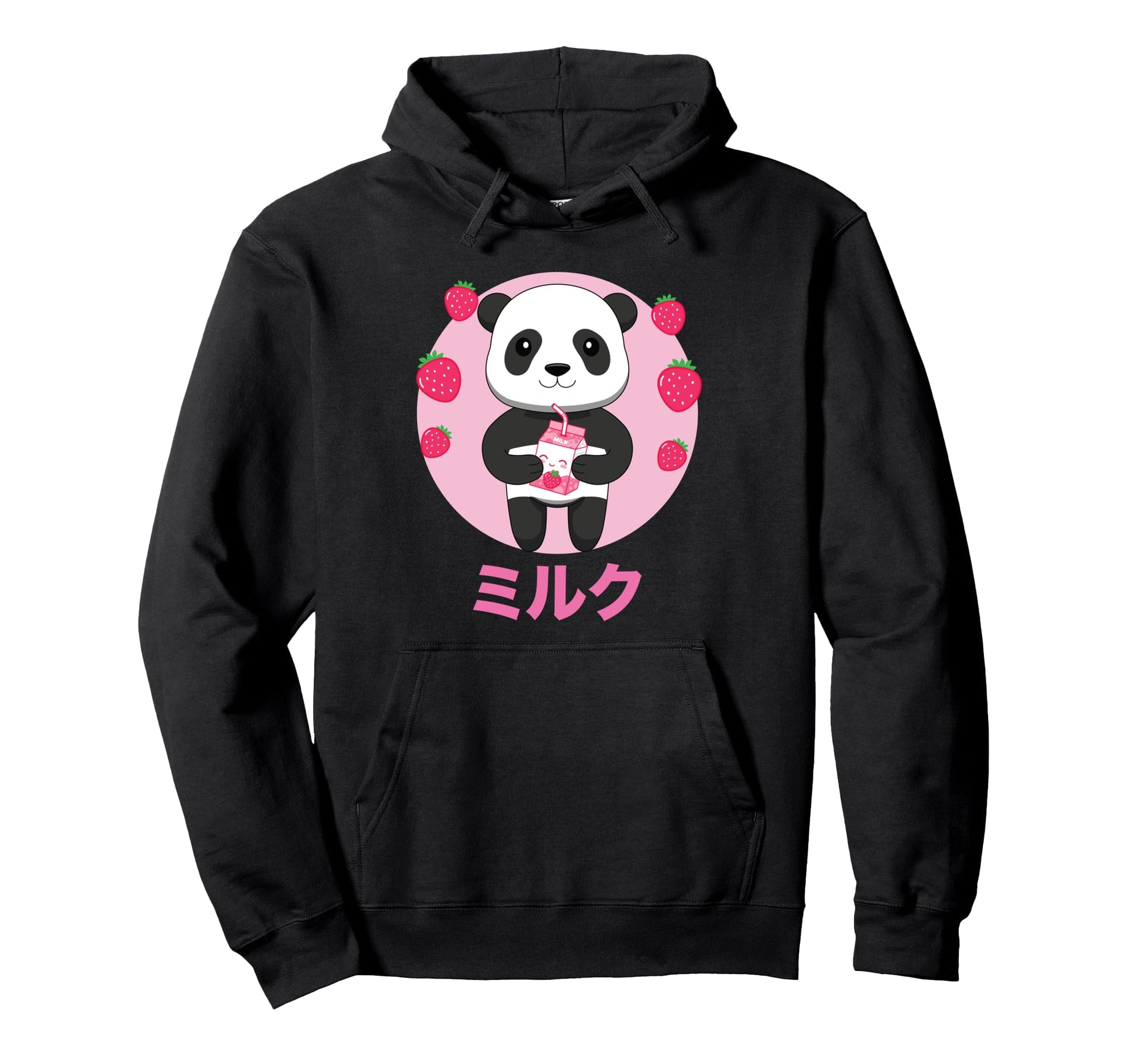 Panda Milkshake Vaporwave Aesthetics Hoodie - Novelty Apparel Men Women - T-Shirt, Sweatshirt, Hoodie