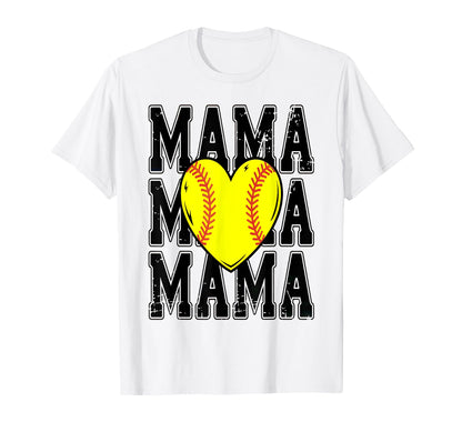 Softball Mom Game Day Softball Player T-Shirt - Unique Graphic Men Women - T-Shirt, Sweatshirt, Hoodie
