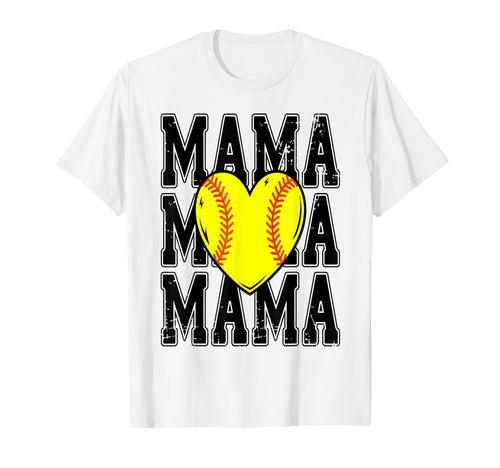 Softball Mom Game Day Softball Player T-Shirt - Unique Graphic Men Women - T-Shirt, Sweatshirt, Hoodie
