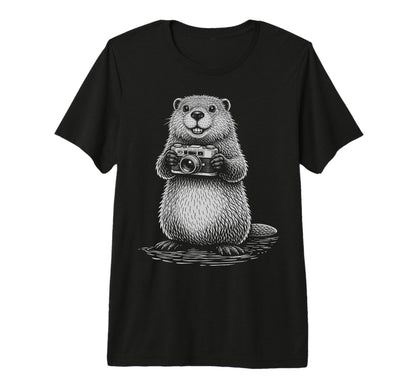 Beaver Photographer Camera Photography T-Shirt - Novelty Apparel Unisex - T-Shirt, Sweatshirt, Hoodie