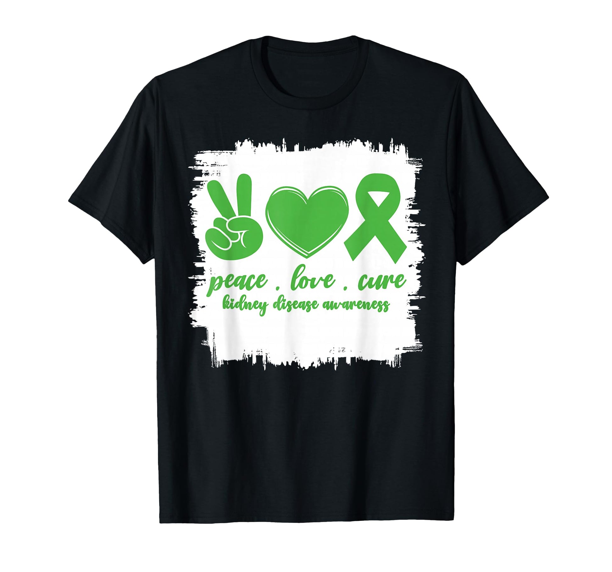 Peace Love Cure Ckd Disease Chronic T-Shirt - Aesthetic Graphic for Adults - T-Shirt, Sweatshirt, Hoodie