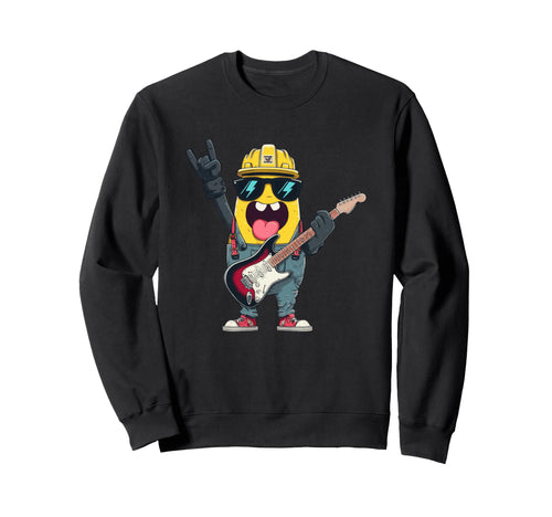 Funny Cartoon Character Musician Sweatshirt - Custom Art Print for Adults - T-Shirt, Sweatshirt, Hoodie