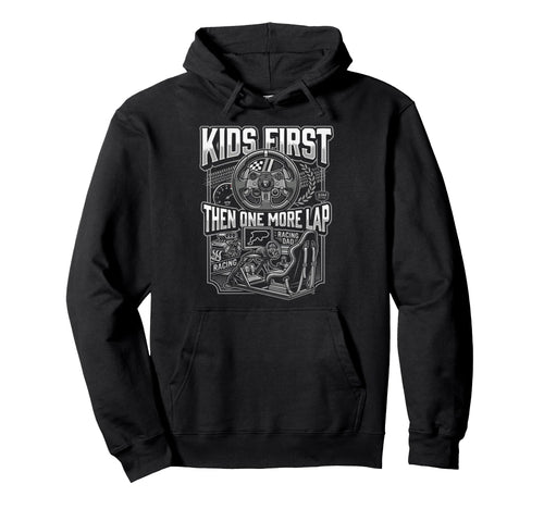 Sim Racing Dad Virtual Racing Game Daddy Hoodie - Graphic Print Unisex - T-Shirt, Sweatshirt, Hoodie