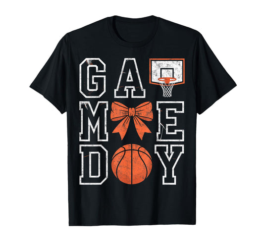 Game Day Vibes Basketball Player Fan T-Shirt - Trendy Graphic Men Women - T-Shirt, Sweatshirt, Hoodie