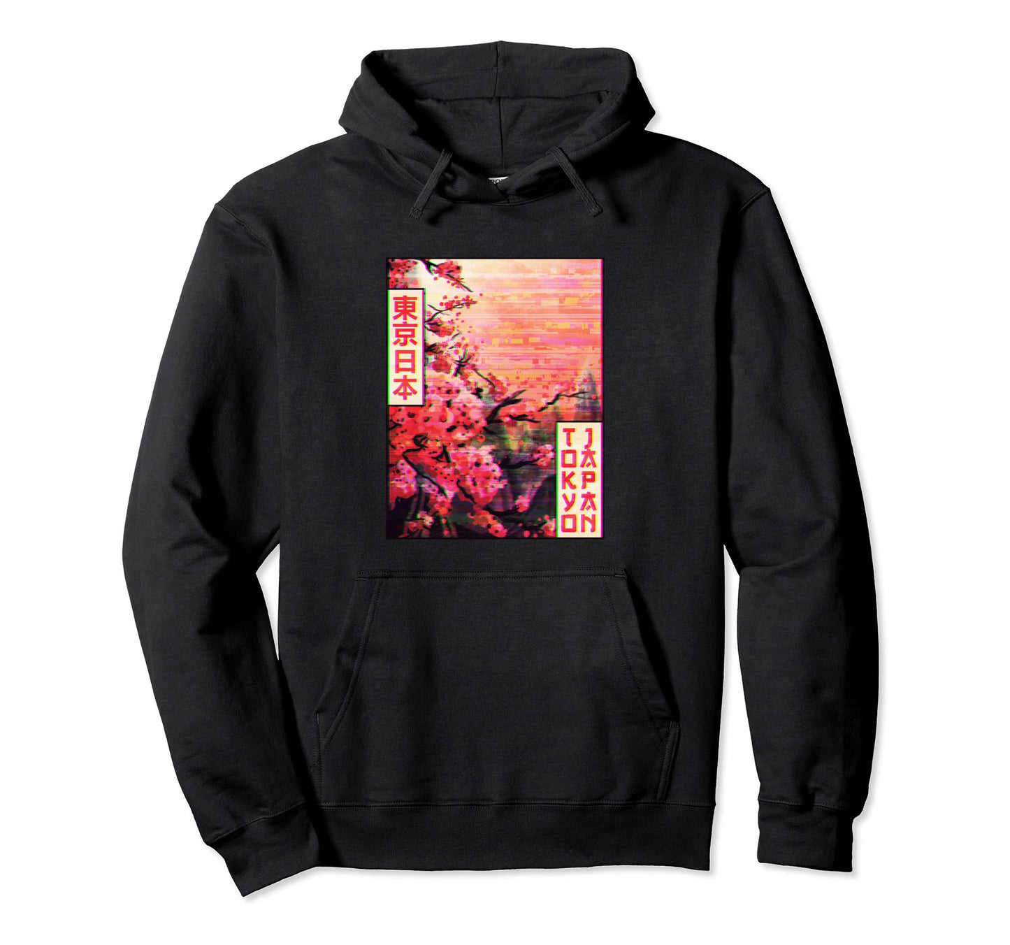 Cherry Blossom Sakura Tree Tokyo Japan Hoodie - Graphic Print for Adults - T-Shirt, Sweatshirt, Hoodie