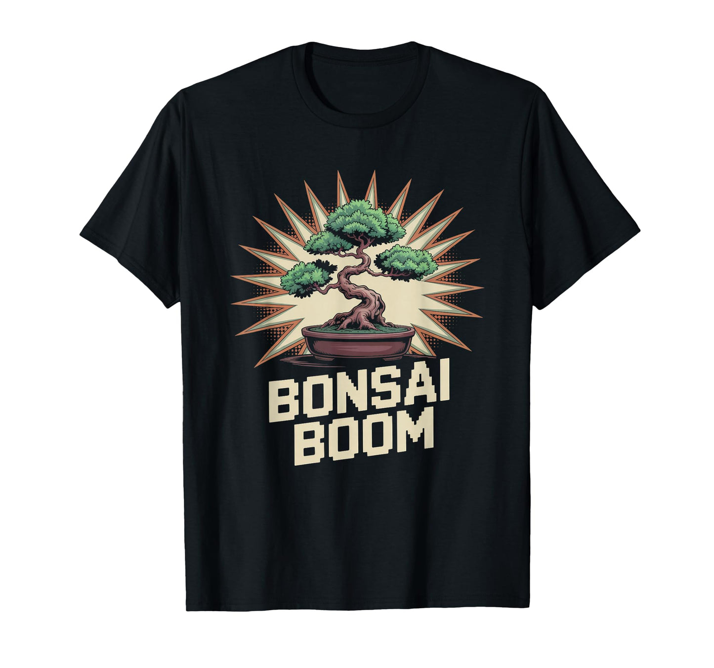 Bonsai Boom Pop Culture Japanese Aesthetic T-Shirt - Trendy Graphic Unisex - T-Shirt, Sweatshirt, Hoodie