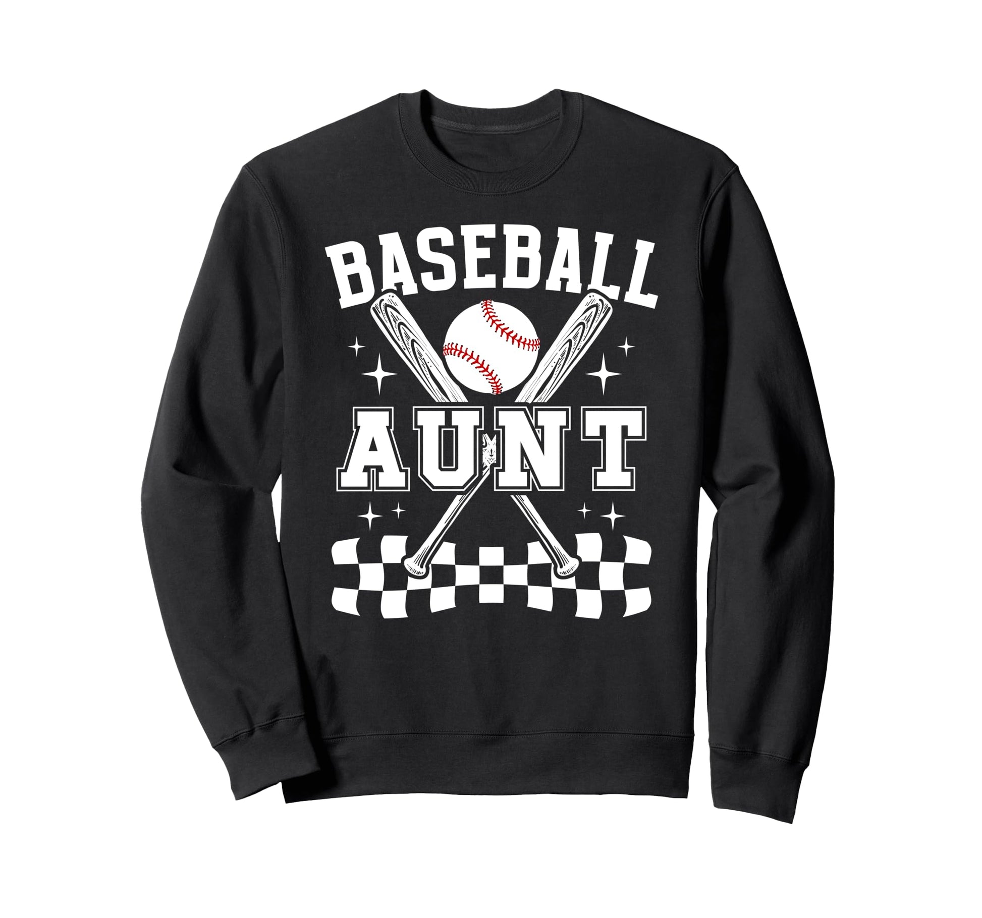 Baseball Aunt Baseball Player Sweatshirt - Casual Everyday Wear Men Women - T-Shirt, Sweatshirt, Hoodie