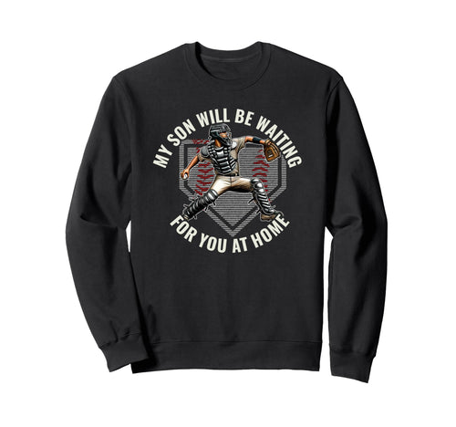 Baseball Catcher Pride My Son Sweatshirt - Aesthetic Graphic for Adults - T-Shirt, Sweatshirt, Hoodie