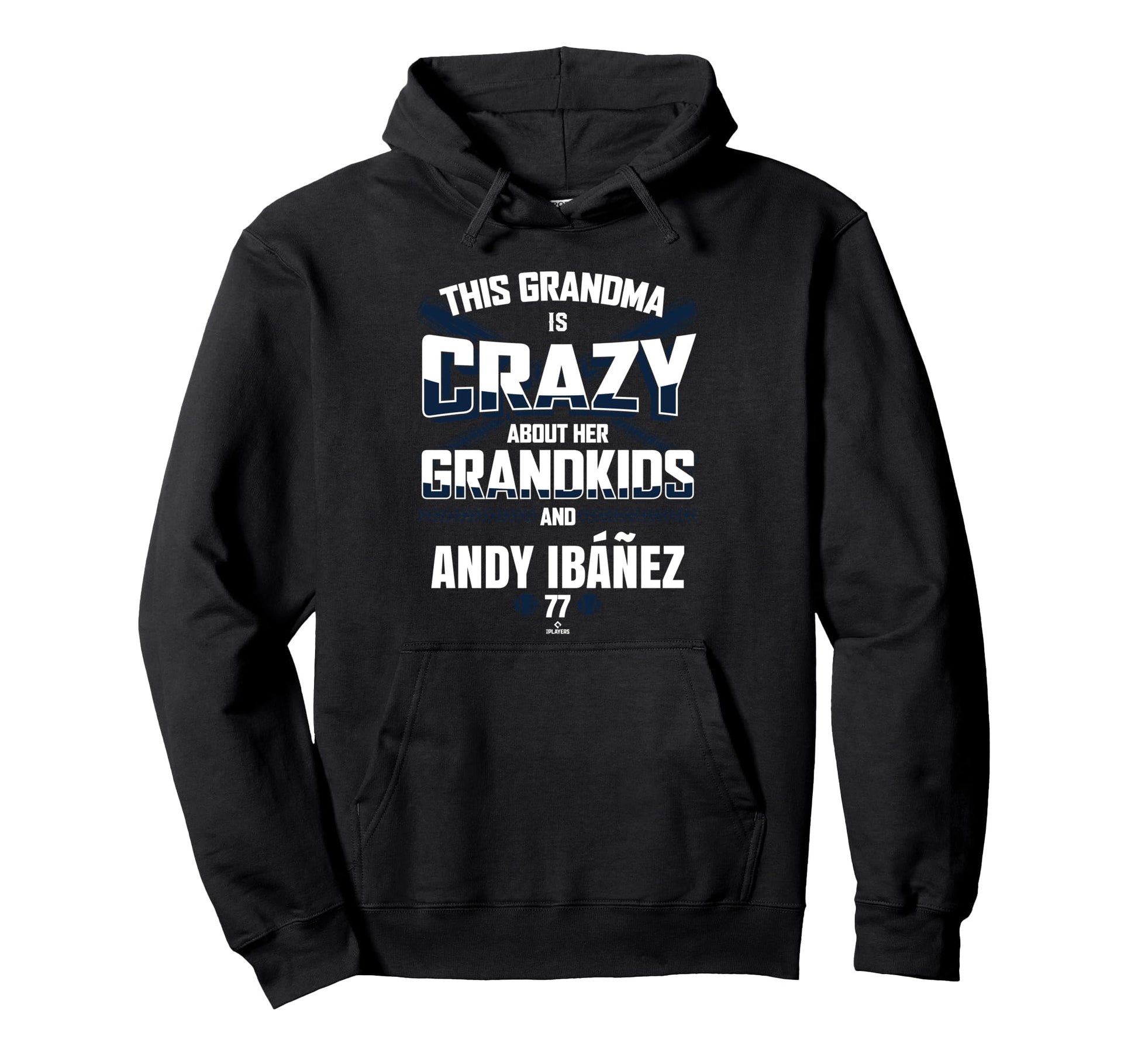 Grandma Crazy Andy Ib Ez Detroit Hoodie - Novelty Apparel for Adults - T-Shirt, Sweatshirt, Hoodie