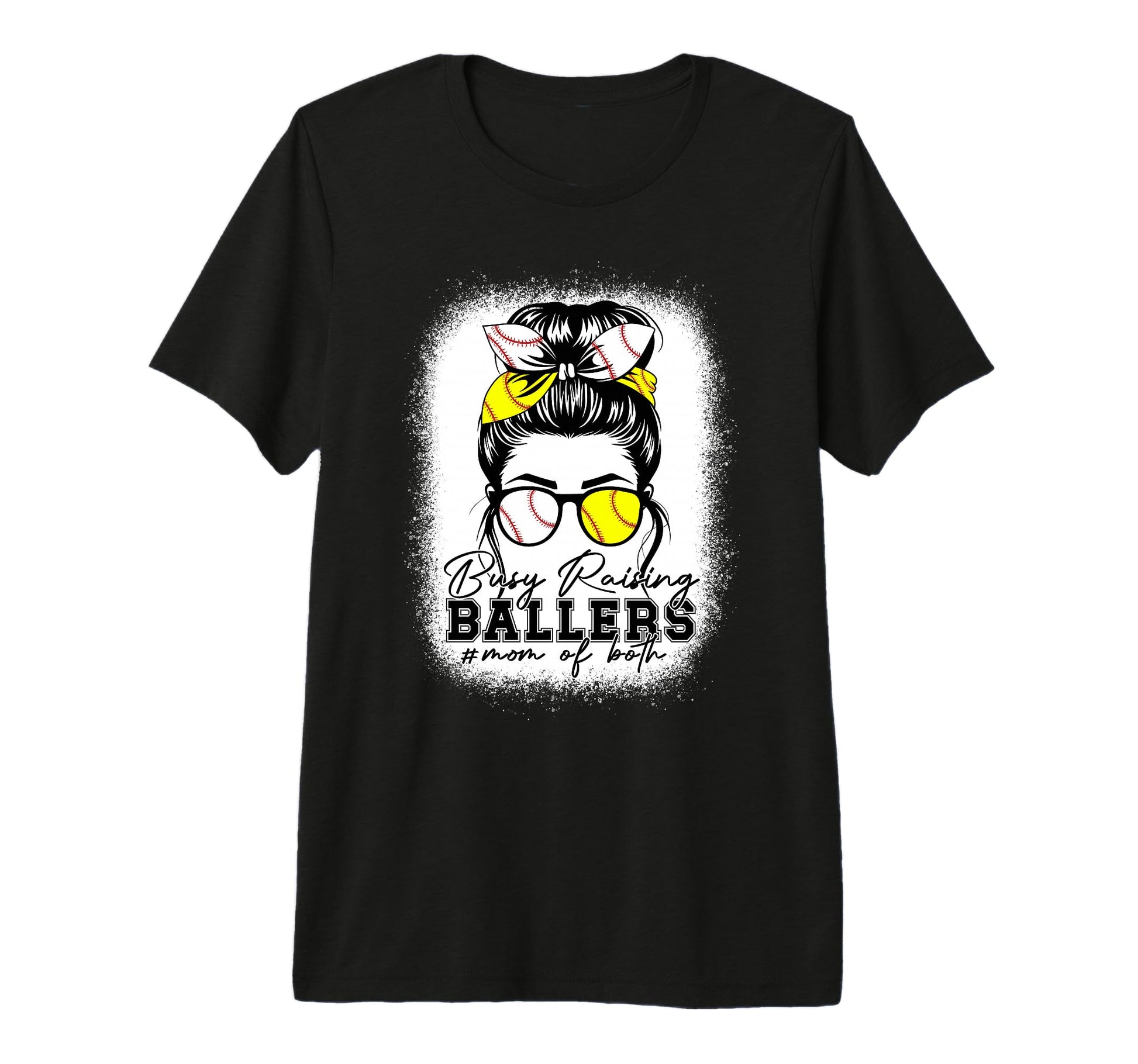 Busy Raising Ballers Baseball T-Shirt - Fun Novelty Design for Adults - T-Shirt, Sweatshirt, Hoodie