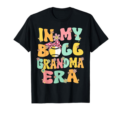 My Ball Grandma Era Groovy Baseball T-Shirt - Casual Everyday Wear Unisex - T-Shirt, Sweatshirt, Hoodie