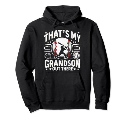 Baseball Grandpa Grandfather Gramps Hoodie - Graphic Print for Adults - T-Shirt, Sweatshirt, Hoodie