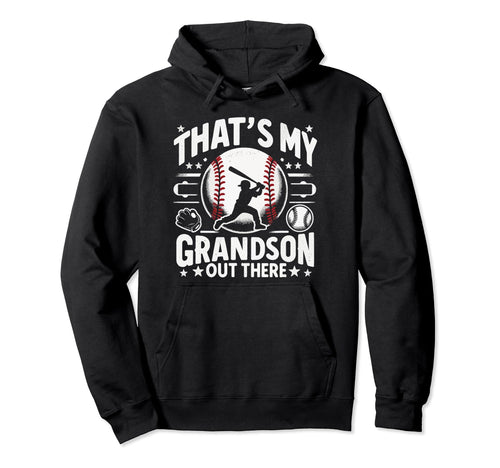 Baseball Grandpa Grandfather Gramps Hoodie - Graphic Print for Adults - T-Shirt, Sweatshirt, Hoodie