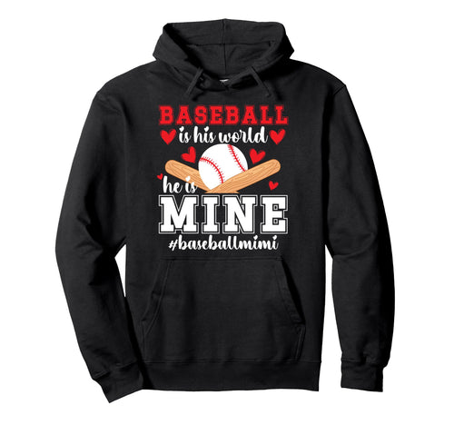 Baseball Mimi Grandma Proud Baseball Hoodie - Trendy Graphic for Adults - T-Shirt, Sweatshirt, Hoodie