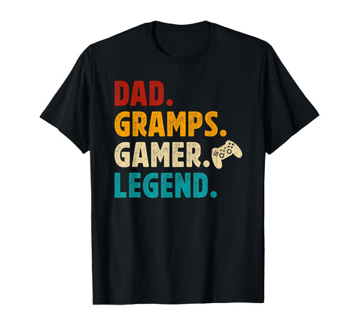 Dad Gramps Gamer Gramps Gaming Gramps T-Shirt - Streetwear Style Unisex - T-Shirt, Sweatshirt, Hoodie