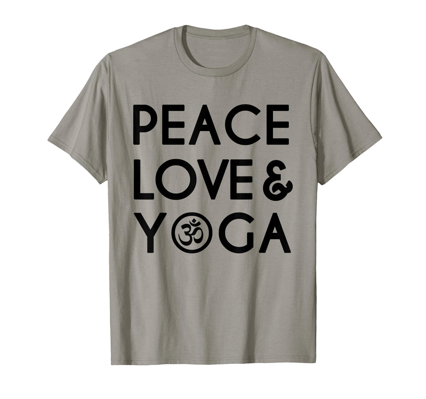 Peace Love And Yoga Om Symbol Yogi T-Shirt - Custom Art Print Men Women - T-Shirt, Sweatshirt, Hoodie