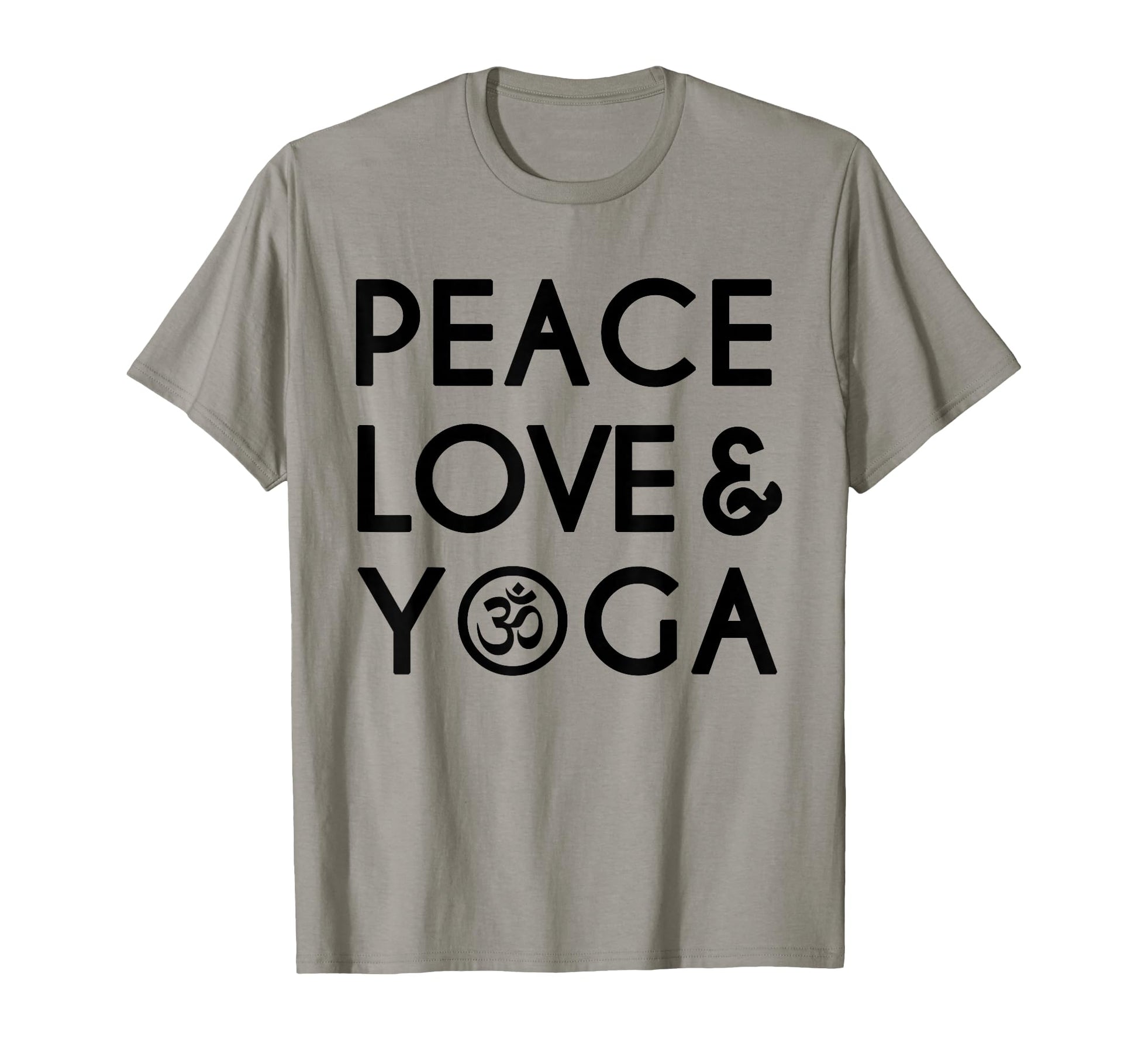 Peace Love And Yoga Om Symbol Yogi T-Shirt - Custom Art Print Men Women - T-Shirt, Sweatshirt, Hoodie