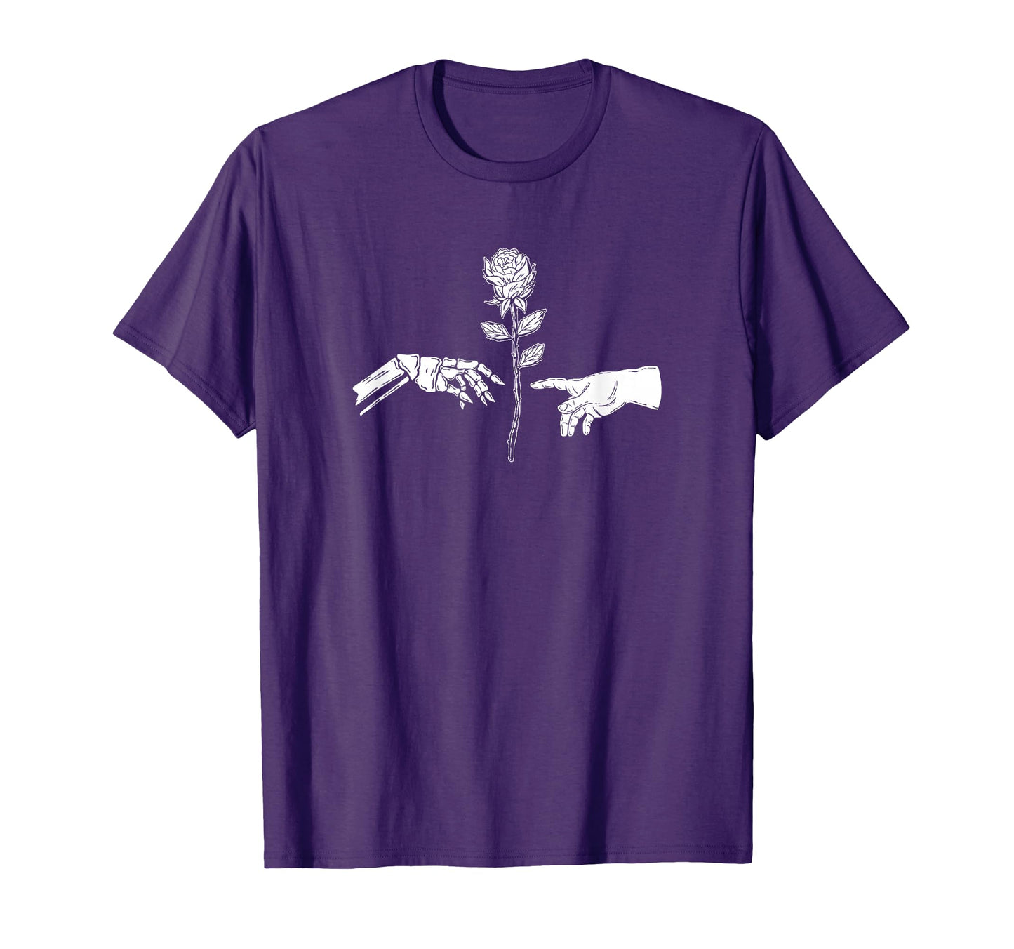 Creation Rose Grunge Aesthetic Punk T-Shirt - Graphic Print Men Women - T-Shirt, Sweatshirt, Hoodie