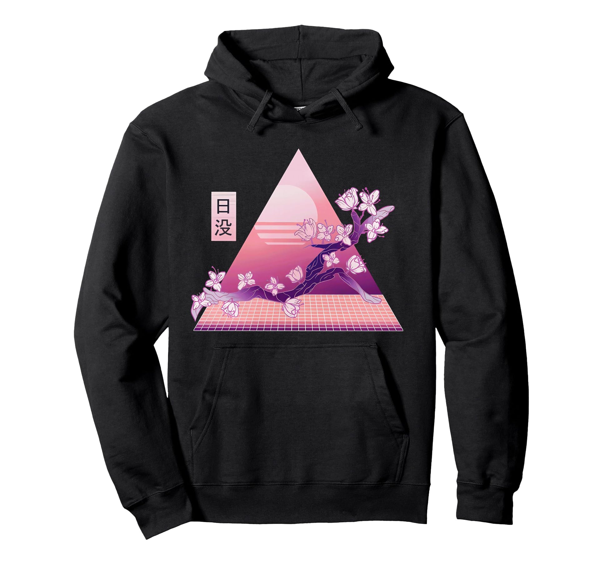 Cherry Blossom Japanese Sakura Hoodie - Casual Everyday Wear Men Women - T-Shirt, Sweatshirt, Hoodie