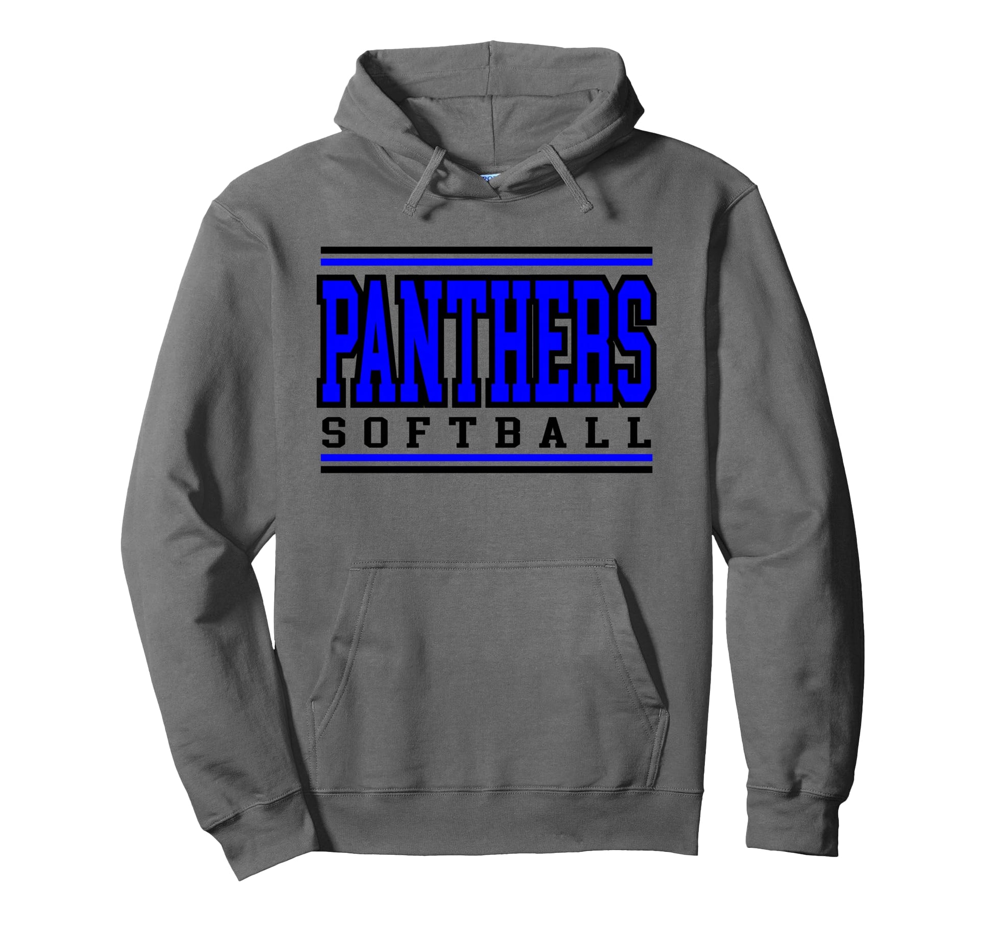 Panthers Softball Mom Blue Panther Hoodie - Aesthetic Graphic Men Women - T-Shirt, Sweatshirt, Hoodie