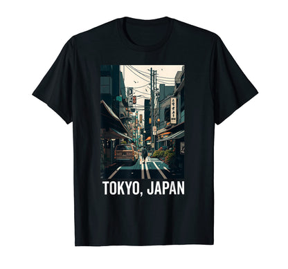 Japanese Aesthetic Tokyo Vaporwave Japan T-Shirt - Custom Art Print Unisex - T-Shirt, Sweatshirt, Hoodie