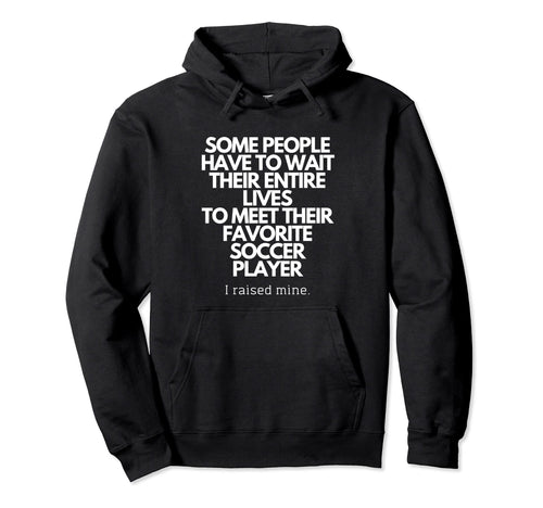 Proud Mom Dad Parent Soccer Player Hoodie - Minimalist Print Men Women - T-Shirt, Sweatshirt, Hoodie