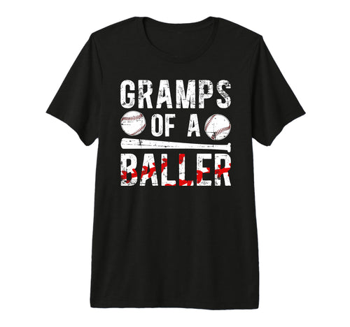 Mens Gramps Baller Baseball Gramps T-Shirt - Graphic Print for Adults - T-Shirt, Sweatshirt, Hoodie
