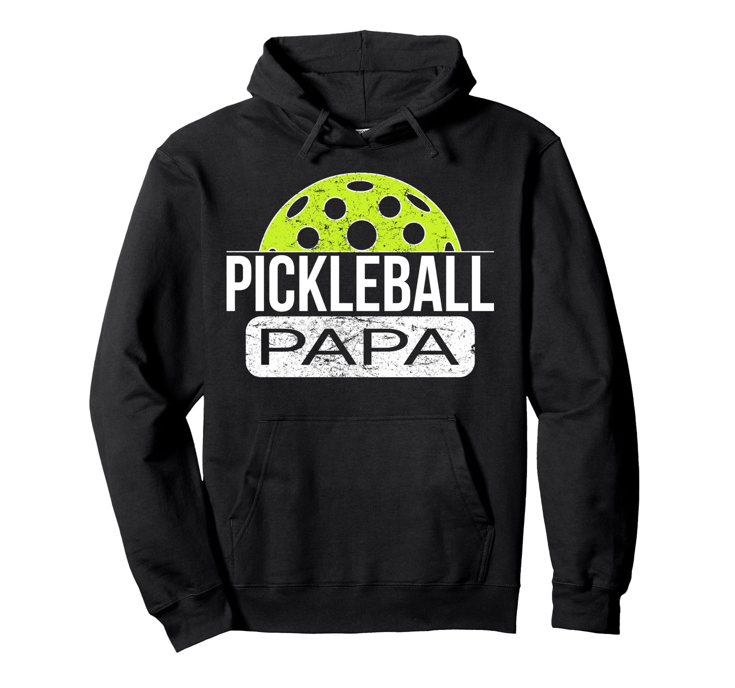 Pickleball Papa Game Day Player Tournament Hoodie - Novelty Apparel Unisex - T-Shirt, Sweatshirt, Hoodie