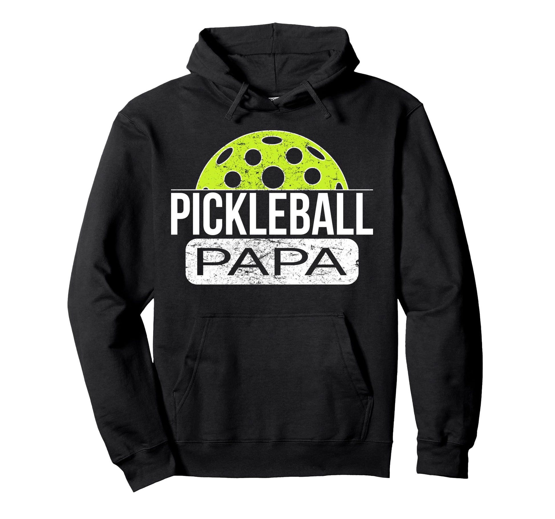 Pickleball Papa Game Day Player Tournament Hoodie - Novelty Apparel Unisex - T-Shirt, Sweatshirt, Hoodie