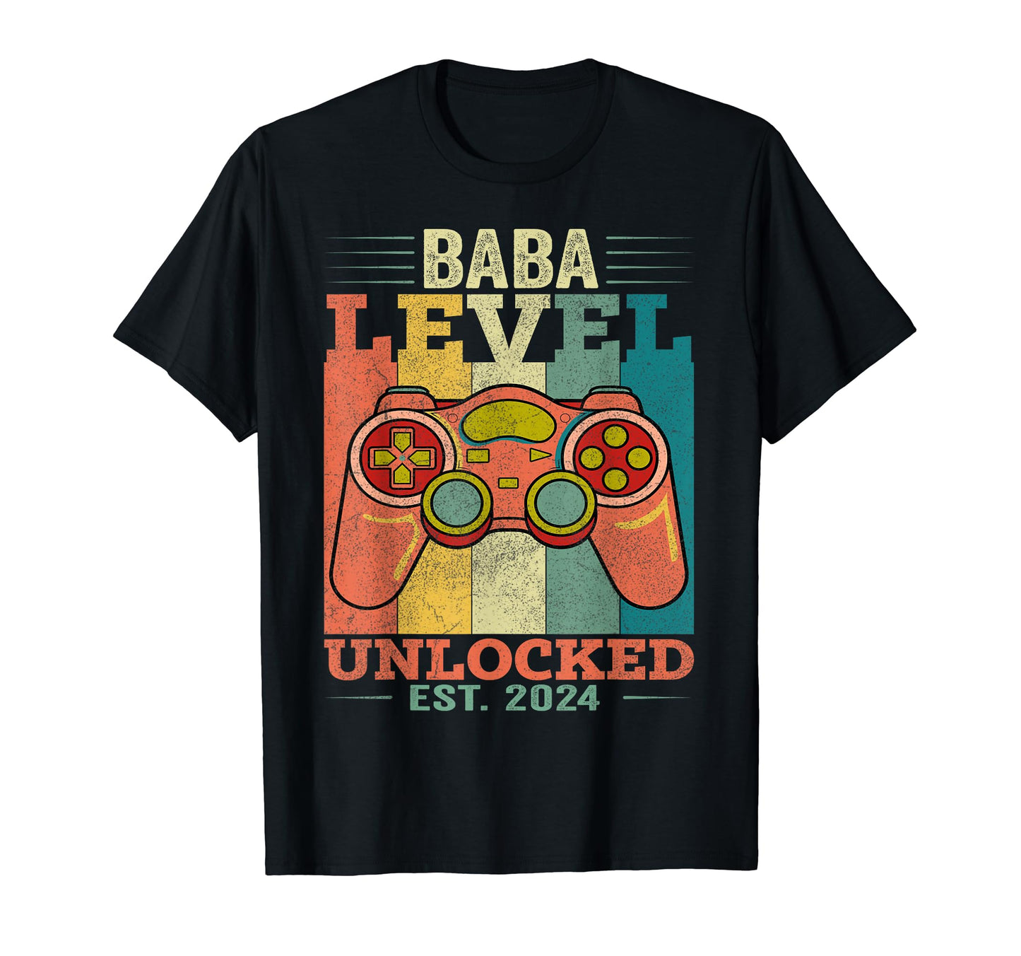Dad Level Unlocked Gaming Gamer Dad T-Shirt - Minimalist Print Men Women - T-Shirt, Sweatshirt, Hoodie