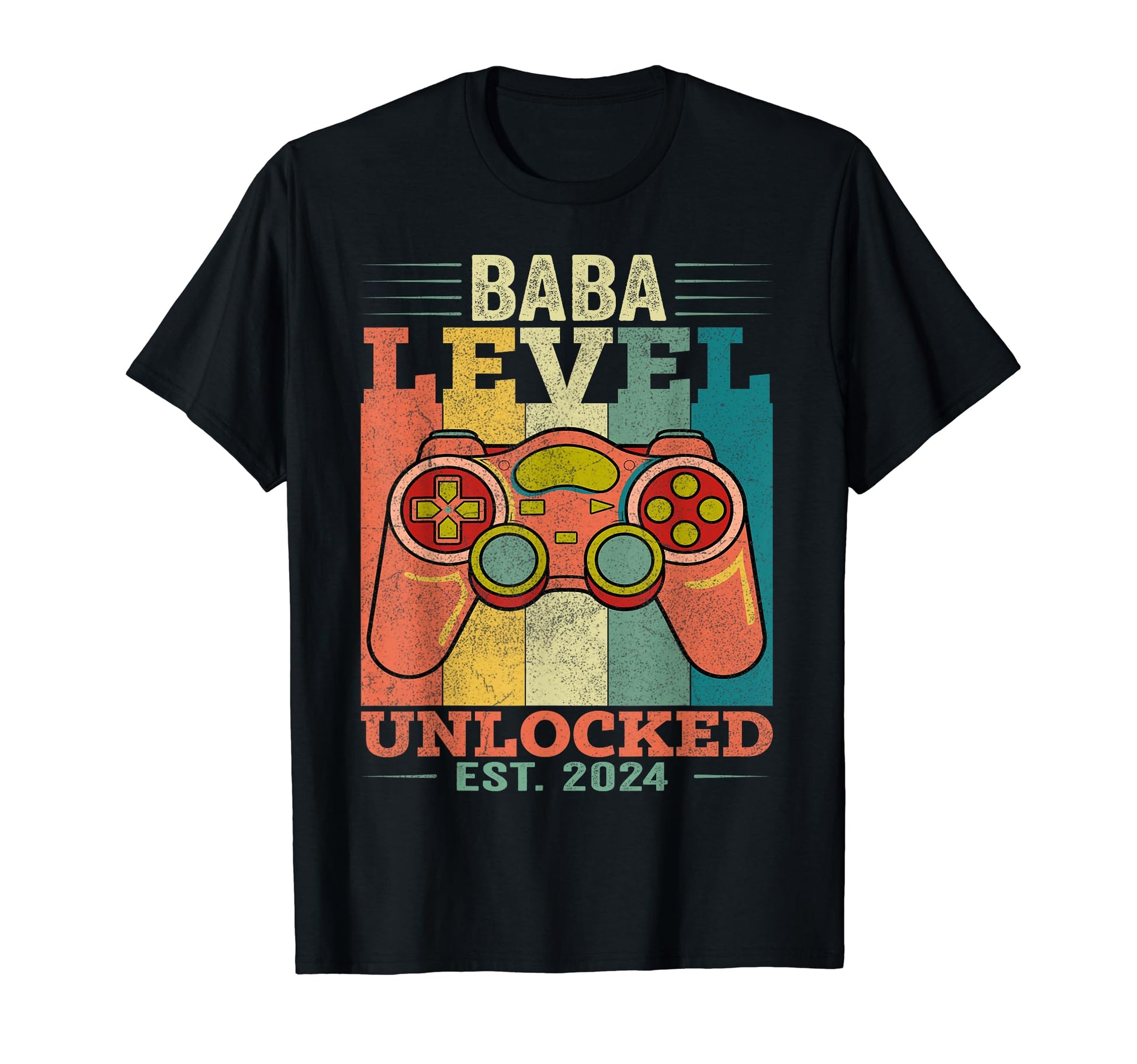 Dad Level Unlocked Gaming Gamer Dad T-Shirt - Minimalist Print Men Women - T-Shirt, Sweatshirt, Hoodie