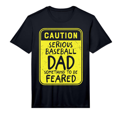 Mens Fathers Day Caution Serious T-Shirt - Streetwear Style for Adults - T-Shirt, Sweatshirt, Hoodie