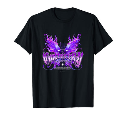 Butterfly Streetwear Y2K Grunge Aesthetic T-Shirt - Streetwear Style Unisex - T-Shirt, Sweatshirt, Hoodie