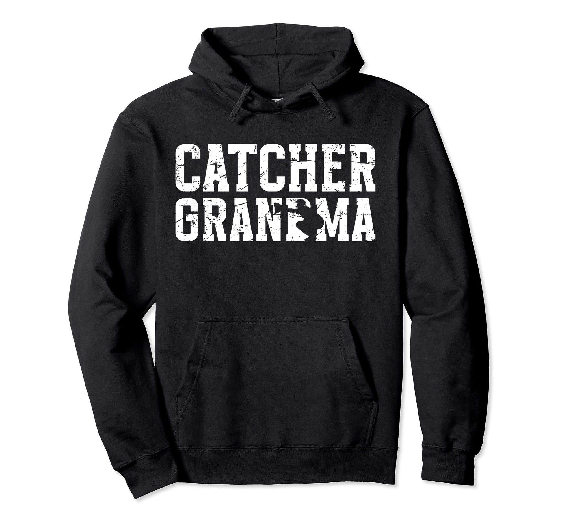 Baseball Catcher Grandma Baseball Catcher Hoodie - Graphic Print Men Women - T-Shirt, Sweatshirt, Hoodie