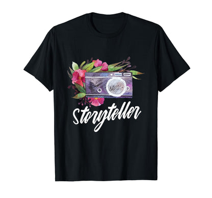 Storyteller Camera Photography T-Shirt - Custom Art Print Unisex - T-Shirt, Sweatshirt, Hoodie