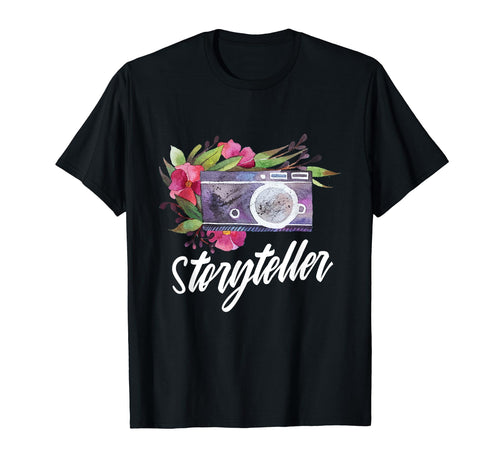 Storyteller Camera Photography T-Shirt - Custom Art Print Unisex - T-Shirt, Sweatshirt, Hoodie