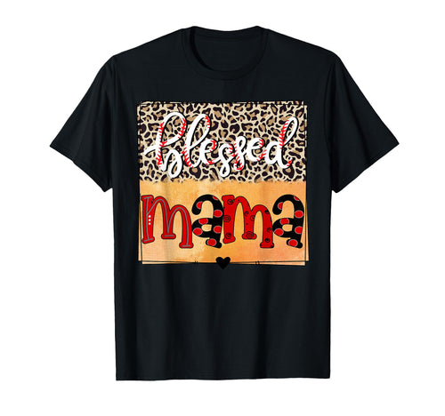 Blessed Mama Baseball Mom Softball Mother T-Shirt - Unique Graphic Unisex - T-Shirt, Sweatshirt, Hoodie