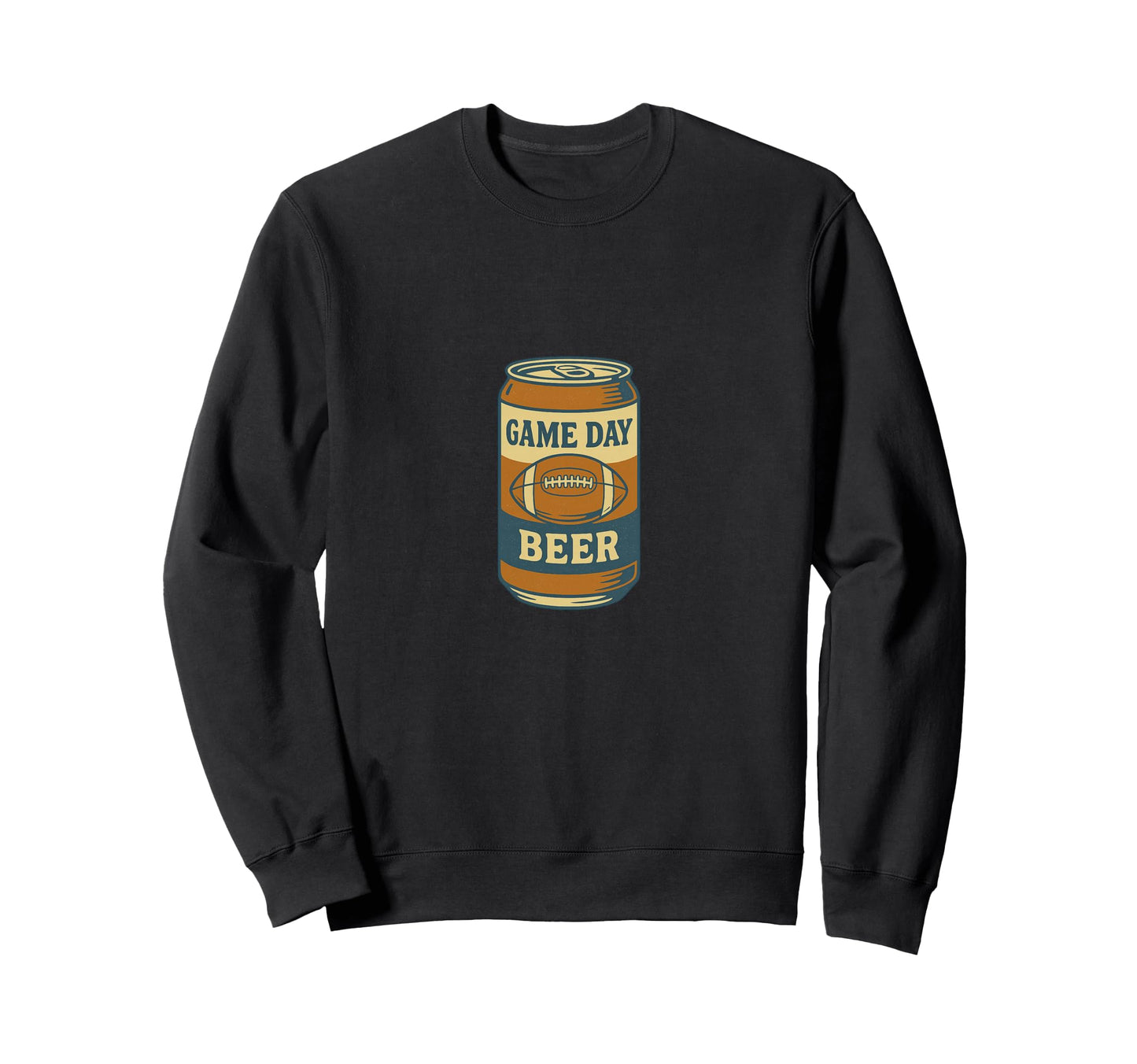 Game Day Dad Beer Can Football Sweatshirt - Fun Novelty Design Unisex - T-Shirt, Sweatshirt, Hoodie