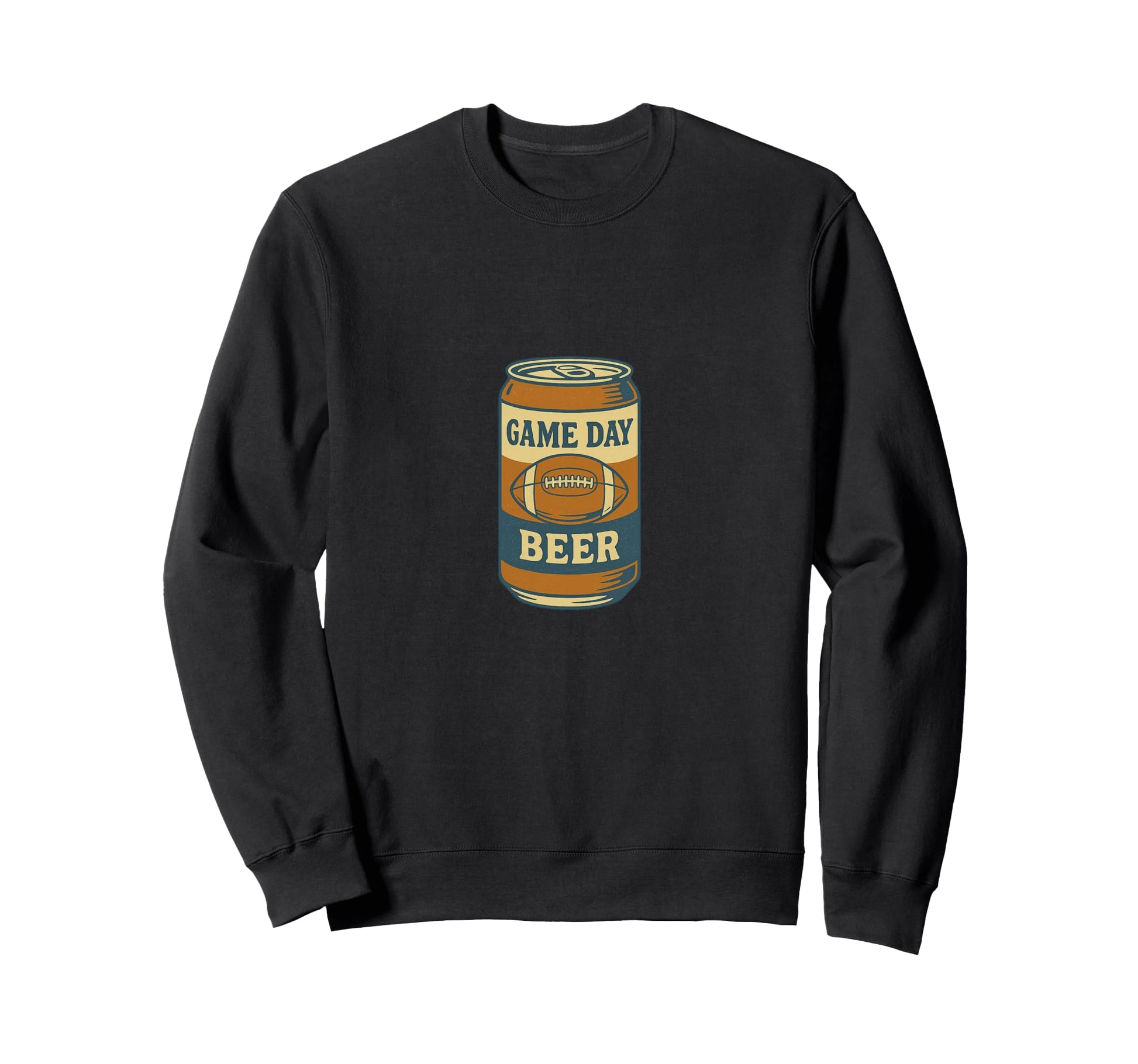 Game Day Dad Beer Can Football Sweatshirt - Fun Novelty Design Unisex - T-Shirt, Sweatshirt, Hoodie