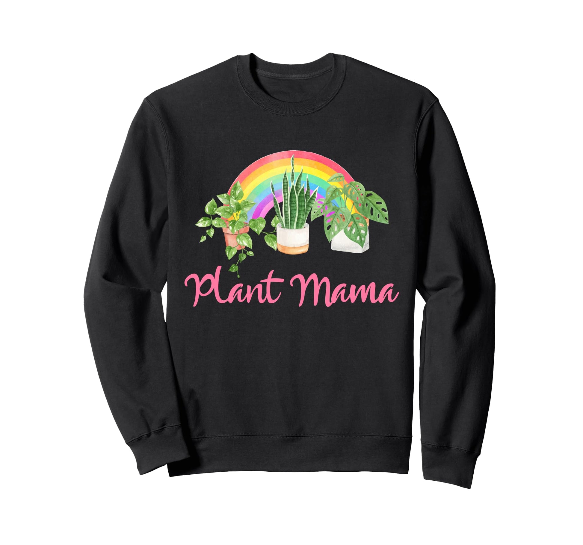 Gardening Plant Mama Rainbow Sweatshirt - Aesthetic Graphic Men Women - T-Shirt, Sweatshirt, Hoodie