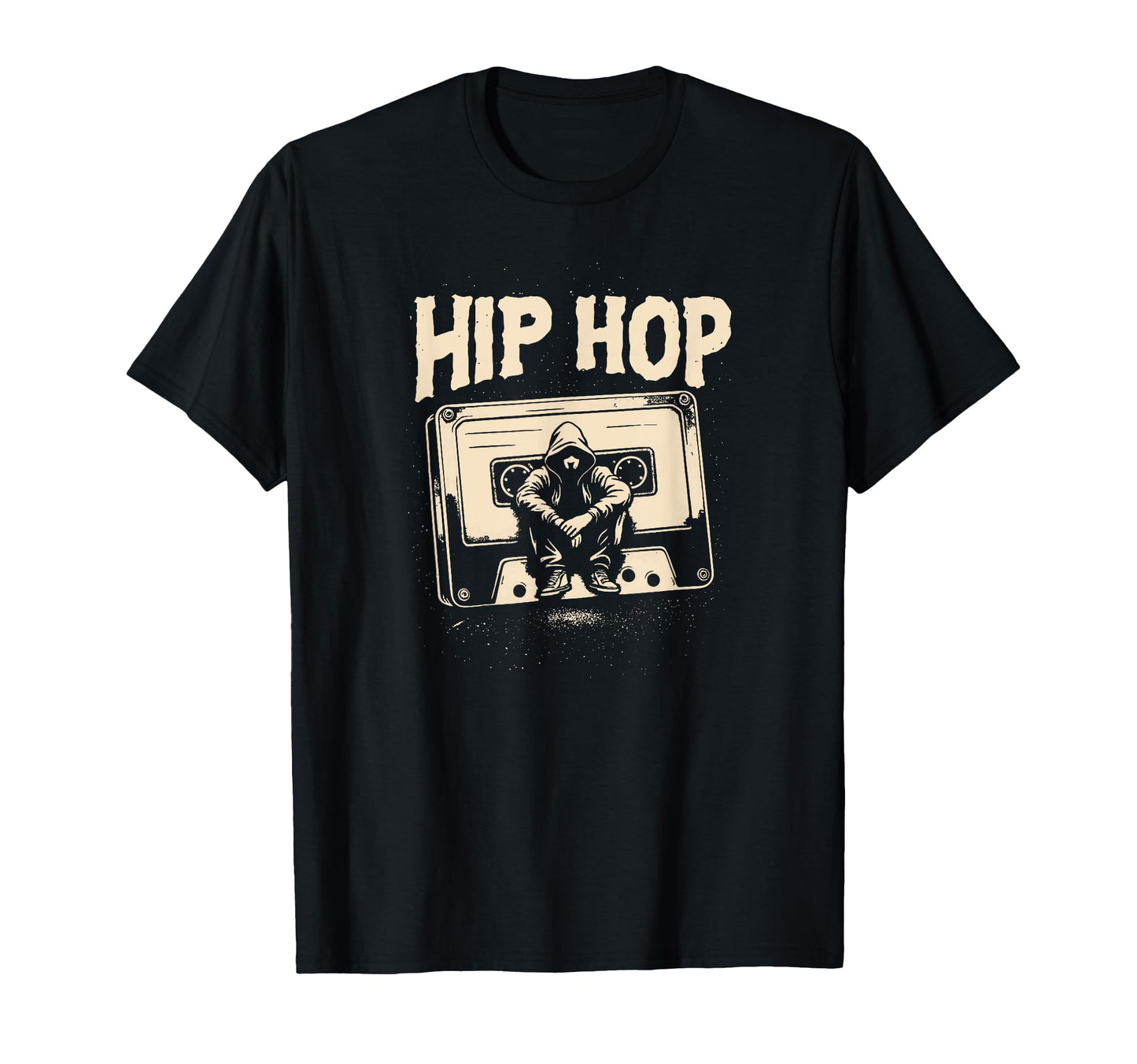 Hip Hop Cassette Tape Old School Music T-Shirt - Graphic Print for Adults - T-Shirt, Sweatshirt, Hoodie