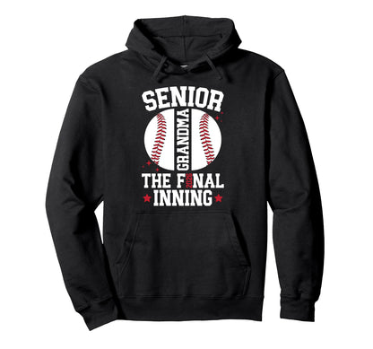 Baseball Senior Grandma 2026 Baseball Hoodie - Novelty Apparel Men Women - T-Shirt, Sweatshirt, Hoodie