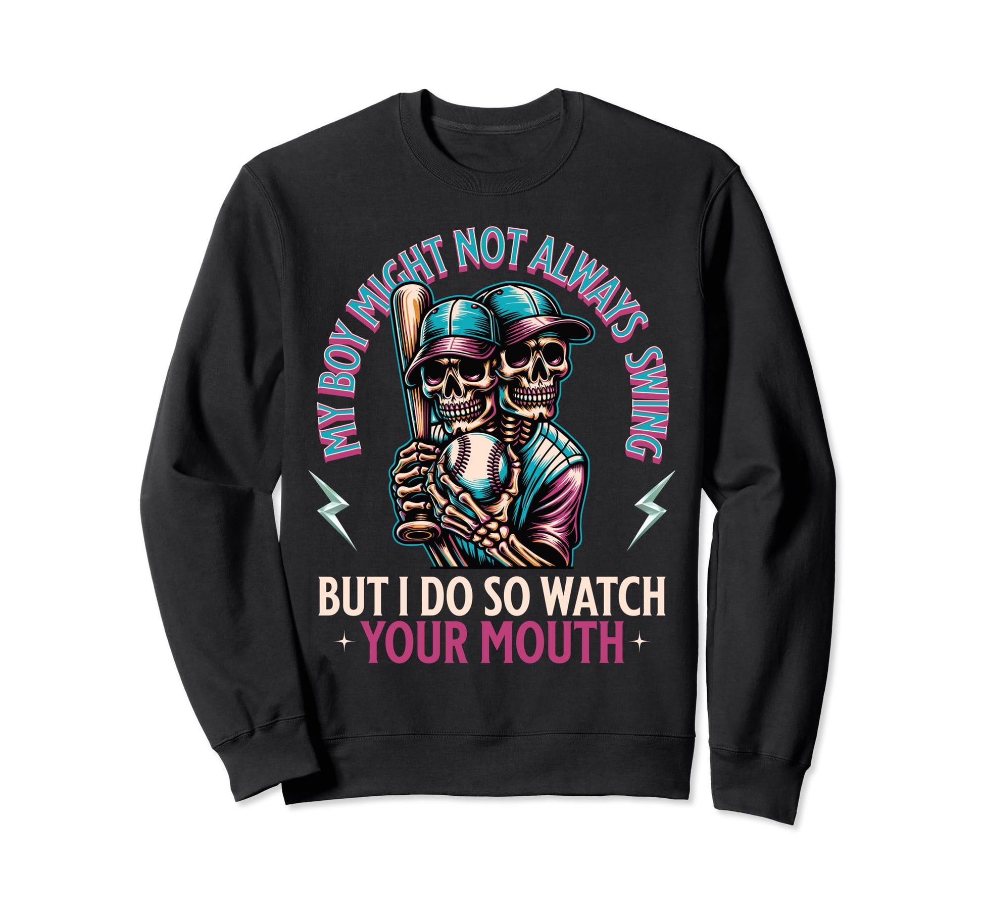 Funny Baseball Mom My Might Not Sweatshirt - Unique Graphic for Adults - T-Shirt, Sweatshirt, Hoodie