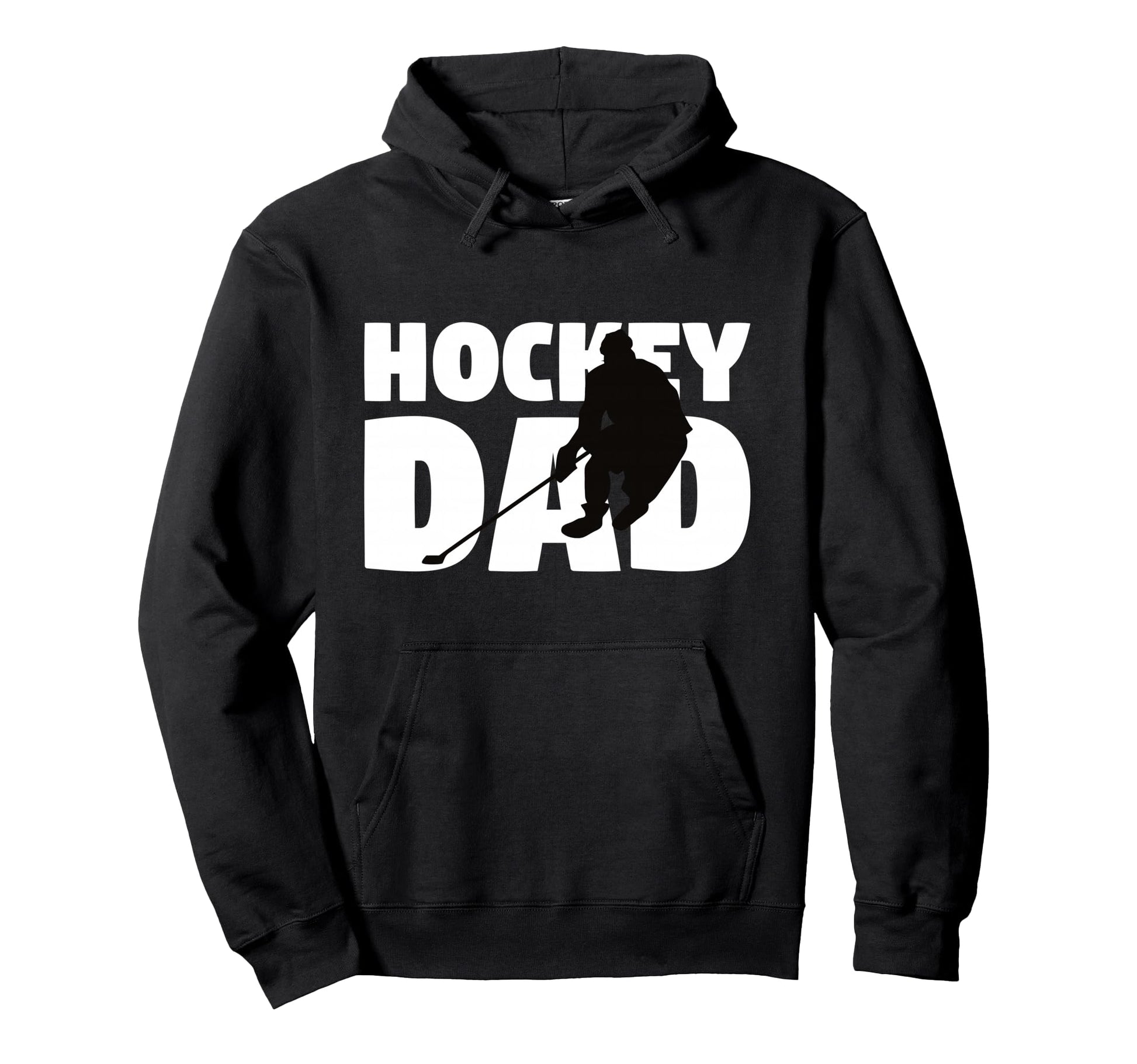 Hockey Dad Hockey Silhouette Gift Father Hoodie - Trendy Graphic Unisex - T-Shirt, Sweatshirt, Hoodie