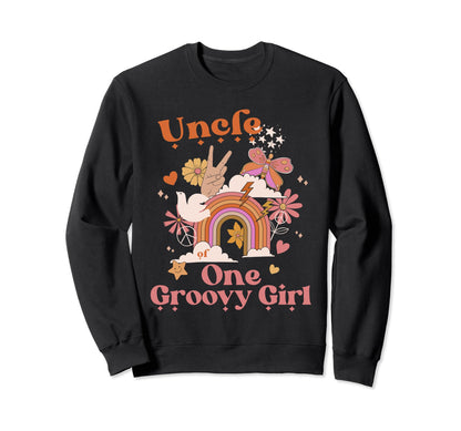 Uncle One Groovy Boho Hippie Sweatshirt - Novelty Apparel for Adults - T-Shirt, Sweatshirt, Hoodie