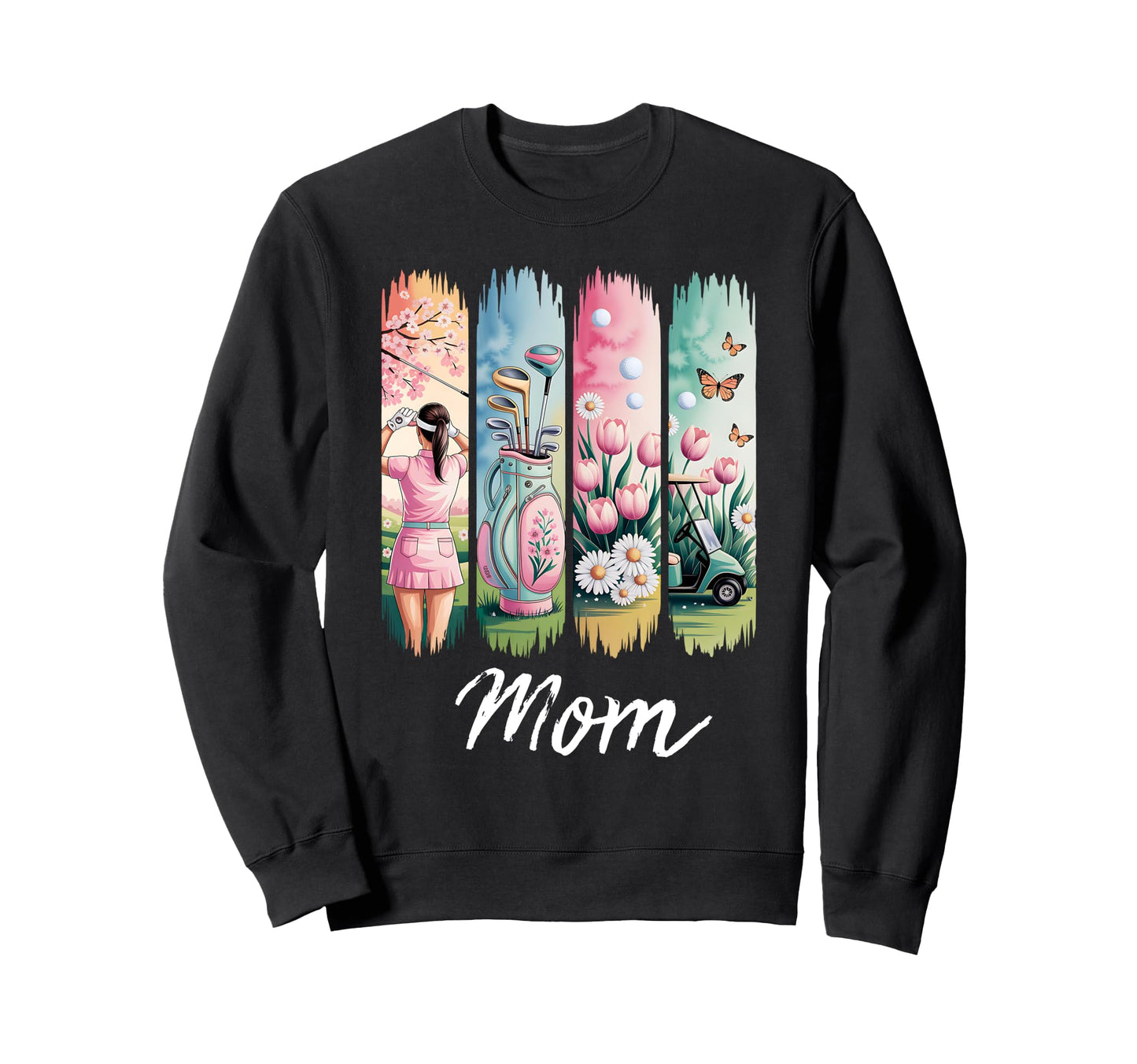 Golf Coquette Bow Golf Ball Mom Game Sweatshirt - Streetwear Style Unisex - T-Shirt, Sweatshirt, Hoodie
